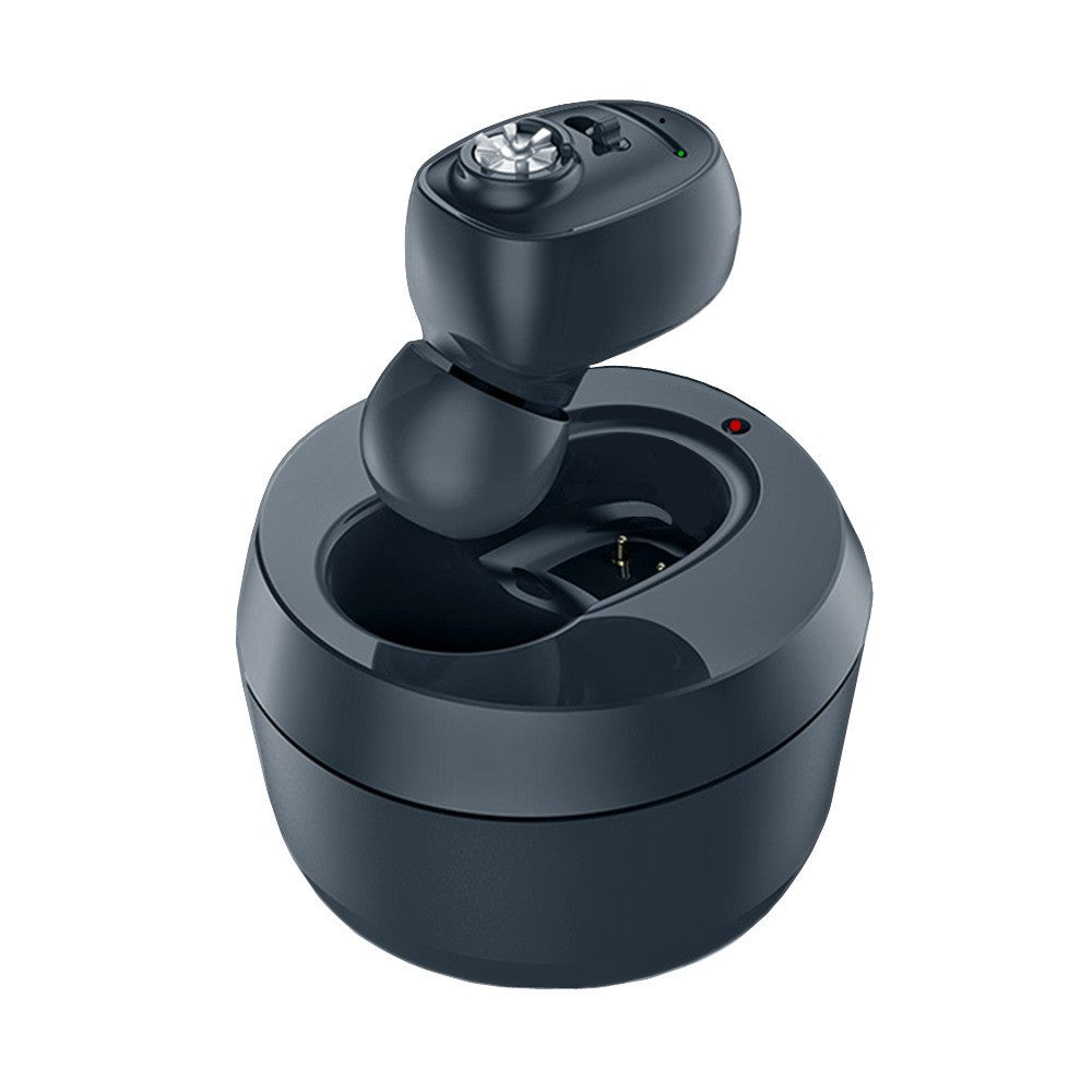 Aparat Auditiv Intraauricular In-Ear, Amplificator de sunet pentru Auz, Minuscul Design Nou, 14 x 10 x 3.8 cm, 116 gr, Negru