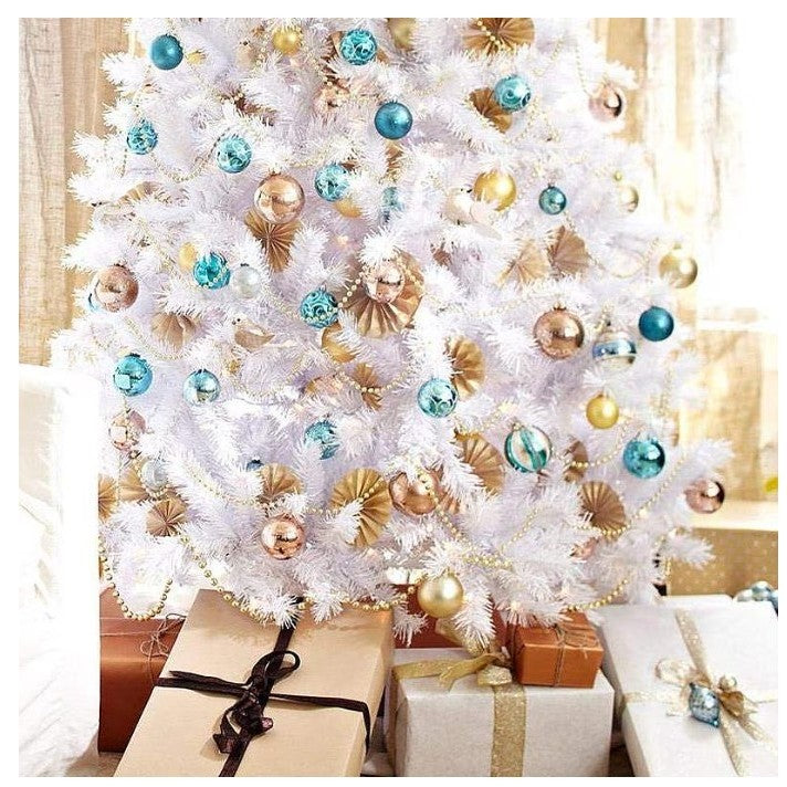 Brad  artificial , 210 cm, 800 ramuri/varfuri,cu suport , utilizat pentru interior/exterior, alb