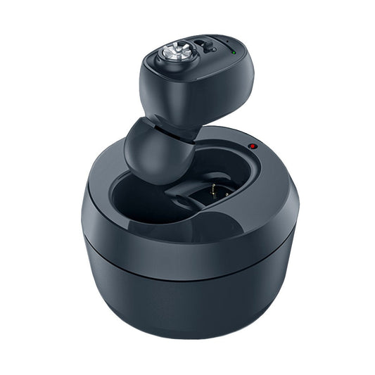 Aparat Auditiv Intraauricular In-Ear, Amplificator de sunet pentru Auz, Minuscul Design Nou, 14 x 10 x 3.8 cm, 116 gr, Negru