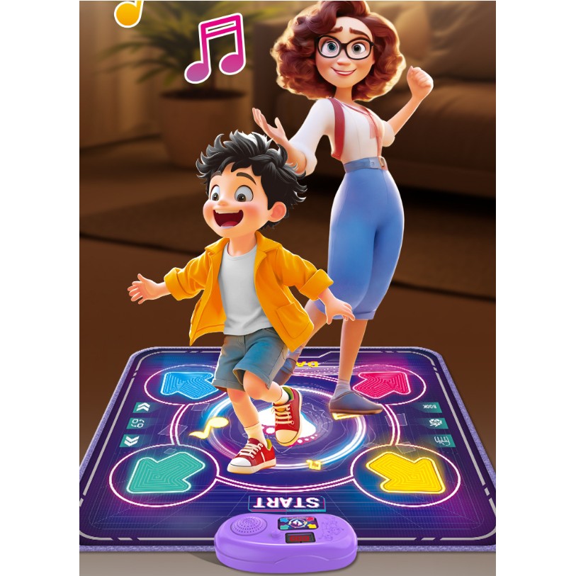 Covor Muzical de Dans cu Bluetooth | Jucărie Interactivă 4-6 Ani