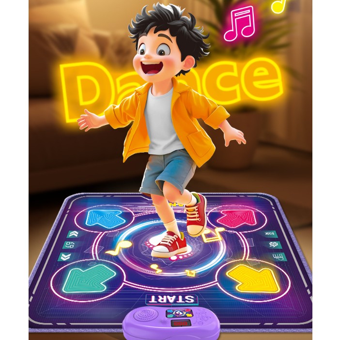 Covor Muzical de Dans cu Bluetooth | Jucărie Interactivă 4-6 Ani